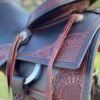 Custom Cowhorse Made Fancy 16" saddle - Image 2
