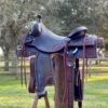Custom Cowhorse Made Fancy 16" saddle - Image 3