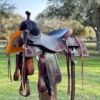 Custom Cowhorse Made Fancy 16" saddle - Image 4