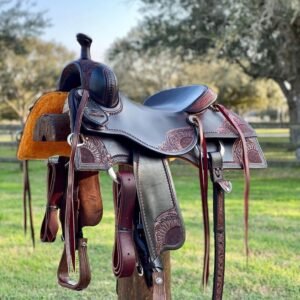 Custom Cowhorse Made Fancy 16" saddle